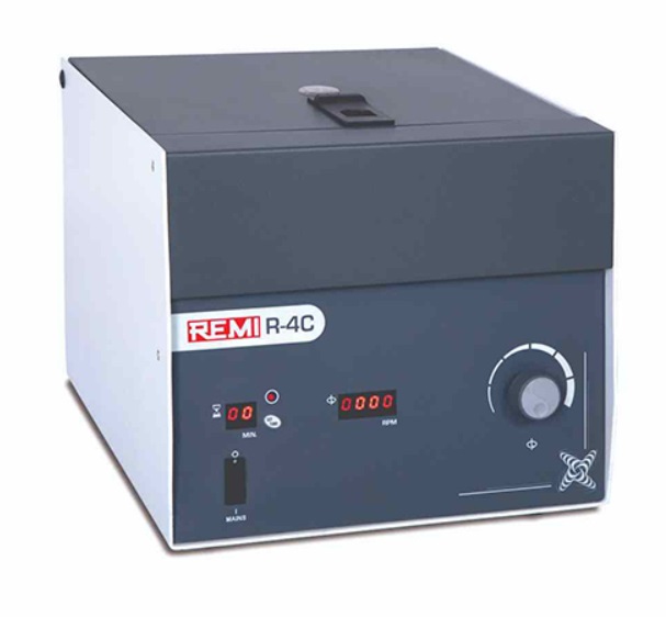 Remi Centrifuge Model R-4C with R-42 Swing Out Rotor Head (4 × 50 ml)
