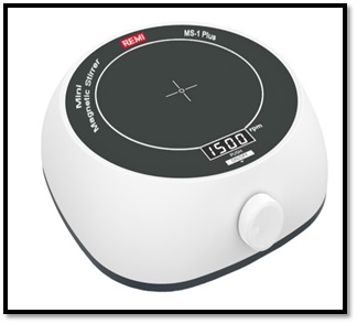REMI Digital Mini Magnetic Stirrer MS-1 Plus (1 Litre) | LED Display Compact Lab Stirrer